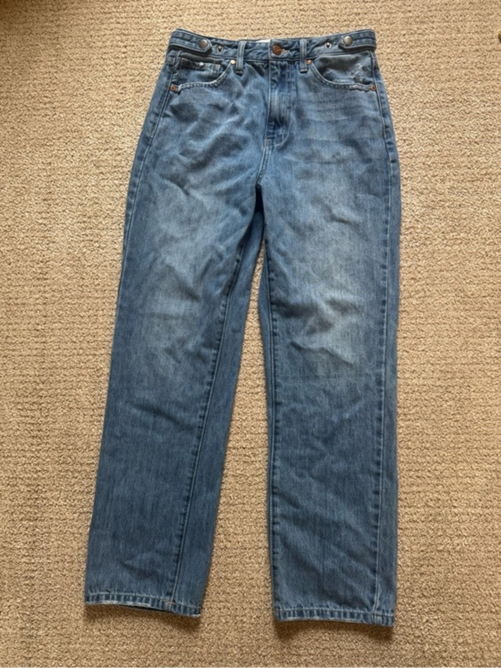 Bohme Sloan Wide Leg Jeans Adjustable waist